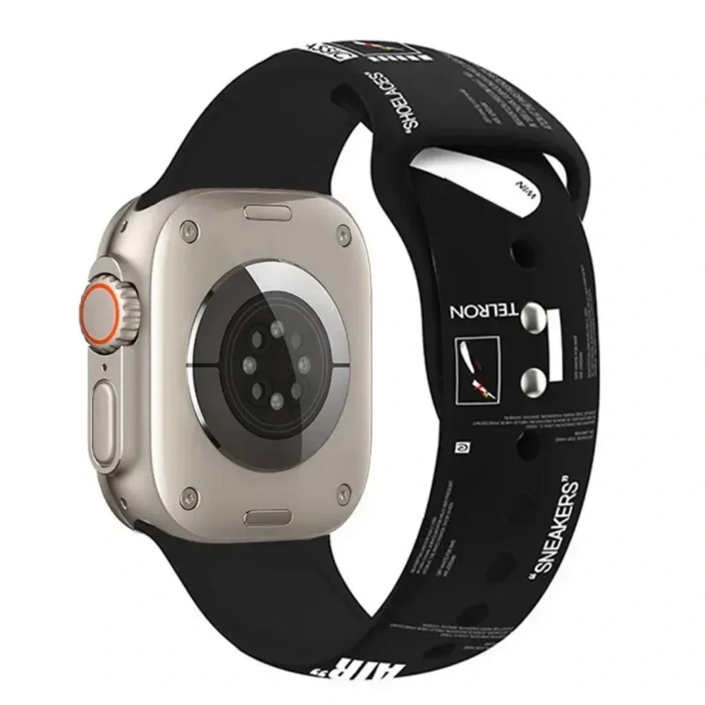 Apple Black Graphic Sport Band for Apple Watch